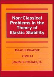Tapa de Non-classical problems in the theory of elastic stability
