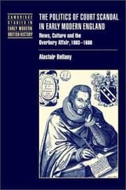 Tapa de The politics of court scandal in early modern England