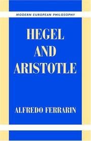 Tapa de Hegel and Aristotle
