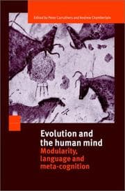 Tapa de Evolution and the human mind