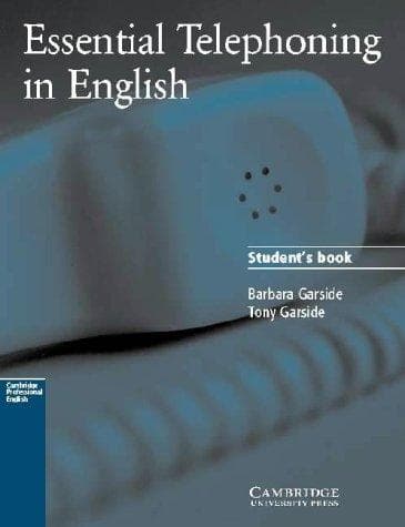 Tapa de Essential telephoning in English