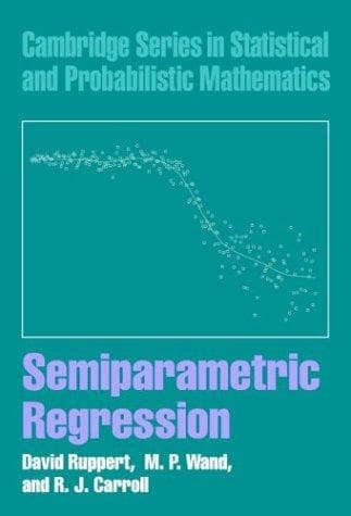 Tapa de Semiparametric Regression (Cambridge Series in Statistical and Probabilistic Mathematics)