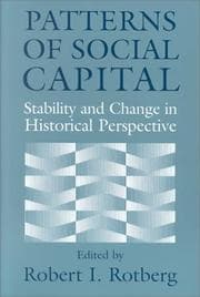 Tapa de Patterns of Social Capital