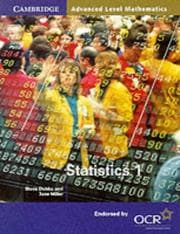 Tapa de Statistics 1 for OCR