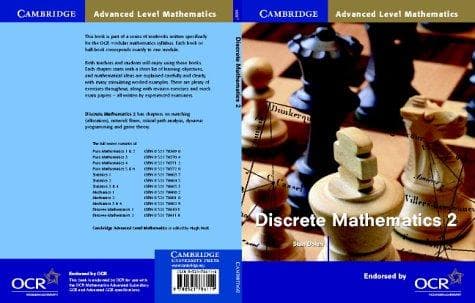 Tapa de Discrete Mathematics 2 (Cambridge Advanced Level Mathematics)