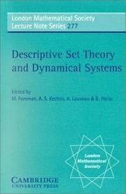 Tapa de Descriptive set theory and dynamical systems