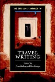 Tapa de The Cambridge companion to travel writing