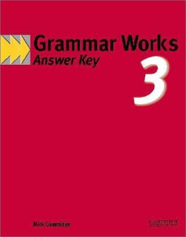 Tapa de Grammar Works 3 Answer Key