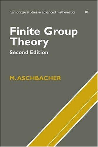 Tapa de Finite group theory