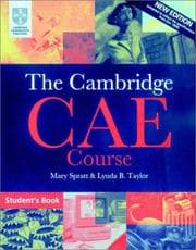 Tapa de Cambridge CAE Course