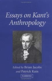 Tapa de Essays on Kant's anthropology