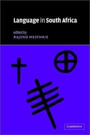 Tapa de Language in South Africa South African Edition