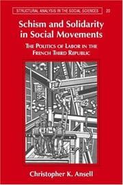 Tapa de Schism and Solidarity in Social Movements