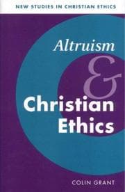 Tapa de Altruism and Christian Ethics (New Studies in Christian Ethics)