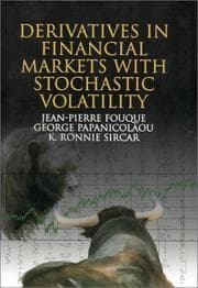 Tapa de Derivatives in financial markets with stochastic volatility