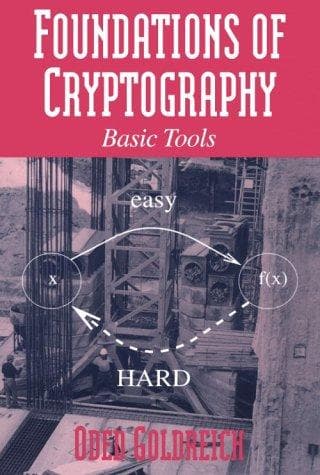 Tapa de Foundations of Cryptography