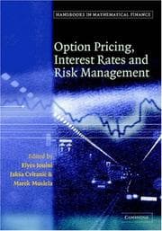 Tapa de Option pricing, interest rates and risk management