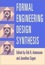Tapa de Formal engineering design synthesis