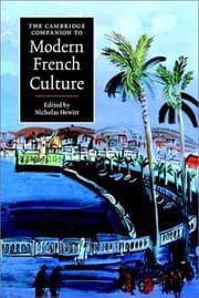 Tapa de The Cambridge companion to modern French culture