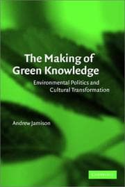 Tapa de The Making of Green Knowledge