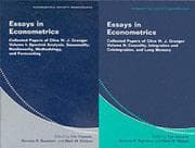Tapa de Essays in Econometrics 2 Volume Paperback Set