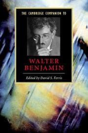 Tapa de The Cambridge Companion to Walter Benjamin