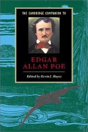 Tapa de The Cambridge companion to Edgar Allan Poe