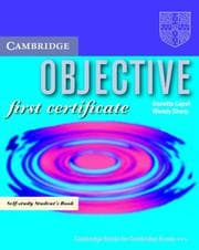Tapa de Objective First Certificate