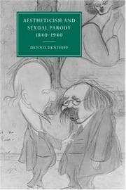 Tapa de Aestheticism and sexual parody, 1840-1940