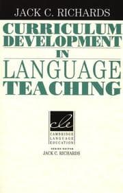 Tapa de Curriculum development in language teaching