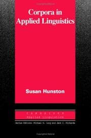 Tapa de Corpora in Applied Linguistics (Cambridge Applied Linguistics)