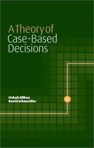 Tapa de A theory of case-based decisions
