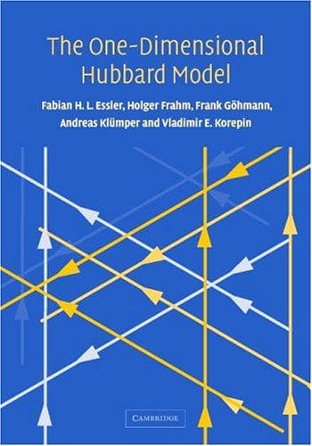 Tapa de The One-dimensional Hubbard model