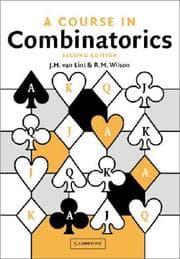 Tapa de A course in combinatorics
