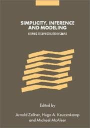 Tapa de Simplicity, Inference and Modelling