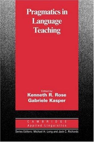 Tapa de Pragmatics in language teaching