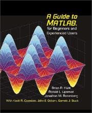 Tapa de A guide to MATLAB