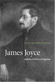 Tapa de James Joyce and the politics of egoism