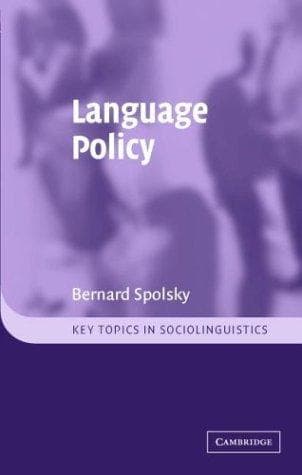 Tapa de Language policy