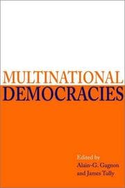 Tapa de Multinational democracies