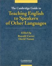 Tapa de The Cambridge guide to teaching English to speakers of other languages