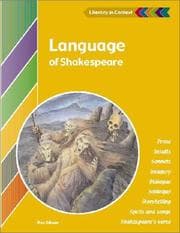 Tapa de Language of Shakespeare Student's Book (Literacy in Context)