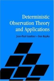 Tapa de Deterministic observation theory and applications