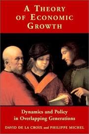 Tapa de Theory of Economic Growth