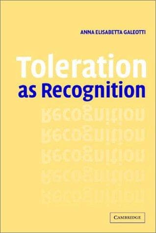 Tapa de Toleration as Recognition