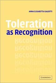 Tapa de Toleration as Recognition