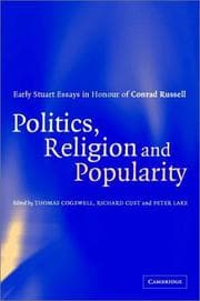 Tapa de Politics, religion, and popularity in early Stuart Britain