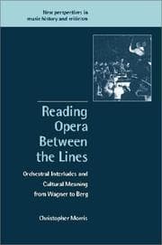 Tapa de Reading Opera between the Lines