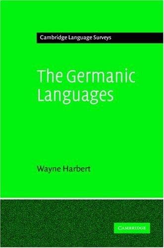 Tapa de The Germanic Languages (Cambridge Language Surveys)