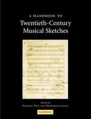 Tapa de A handbook to twentieth-century musical sketches